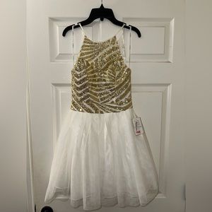 Size 1/2 US B. Darlin Short Sequin Dress (Juniors)